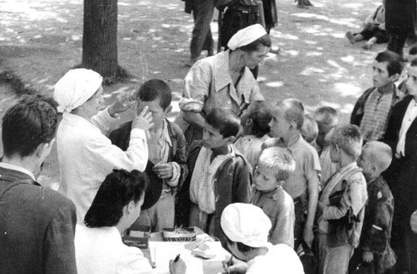 Диана Будисављевић, попис деце у хрватском усташком логору Стара Градишка Фото: Архива