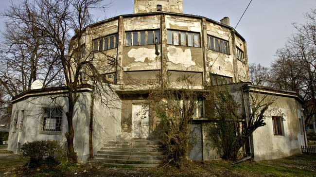 Усташки НДХ логор Сајмиште, кула (стање: 2015) Фото: Политика / Д.Јевремовић