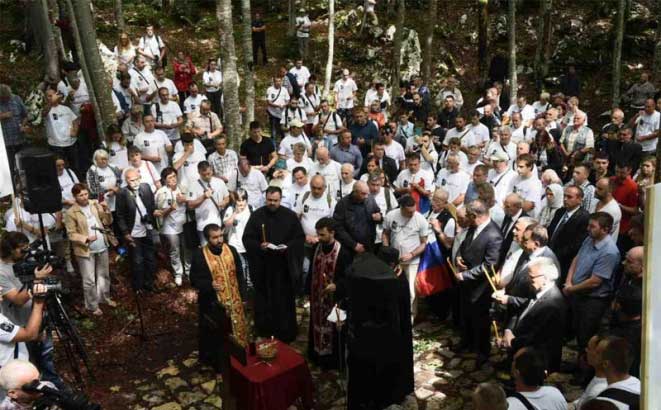 Велебит: обиљежен Дан сјећања на Јадовно  Фото: Глас Српске