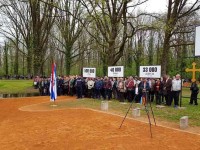 Доња Градина: Дан сјећања на жртве усташког злочина геноцида, 15.4.2018. Фото РТРС