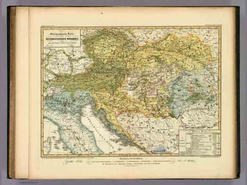Етничка мапа Аустријског царства по попису 1845. године Фото: Архива, Ethnographische Karte der Osterreichischen Monarchie, David Rumsey Historical Map Collection, Author Berghaus, Heinrich, 1846 Етничка мапа Аустријског царства по попису 1845. године Фото: Архива, Ethnographische Karte der Osterreichischen Monarchie, David Rumsey Historical Map Collection, Author Berghaus, Heinrich, 1846