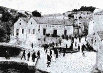 Натпис назива друштва „Душан Силни“ у Дубровнику почетком 20. века Фото: Bileca.rs