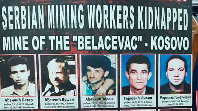 Рудари отети у руднику Белаћевац 1998. (КиМ) Фото: Политика