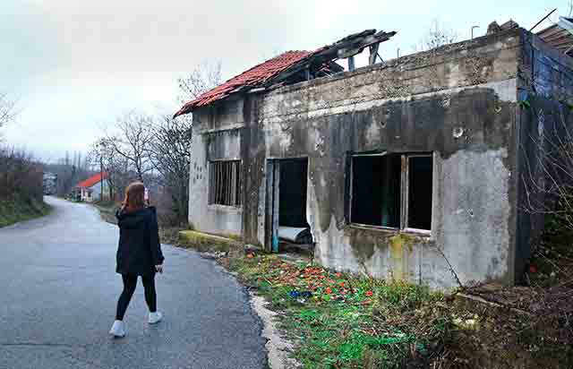 Небрижевац, разорена кућа Фото: Слободна Далмација, Дује Кларић, Кропикс