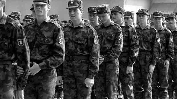 Словеначка (пара)војска 1991. године Фото: Siol.net