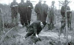 Плитко сахрањени стрељани Београђани, 1944. Фото: Државна комисија за тајне гробнице, Вечерње новости