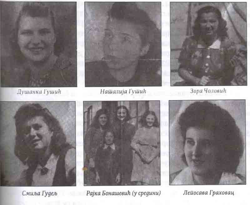 Девојке стрељане у Невесињу, 14. 2. 1945. Фото: ИстокРС