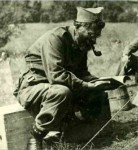 Генерал Драгољуб Михаиловић у Подрињу, јесен 1944. Фото: Погледи.рс, Милош Шарац