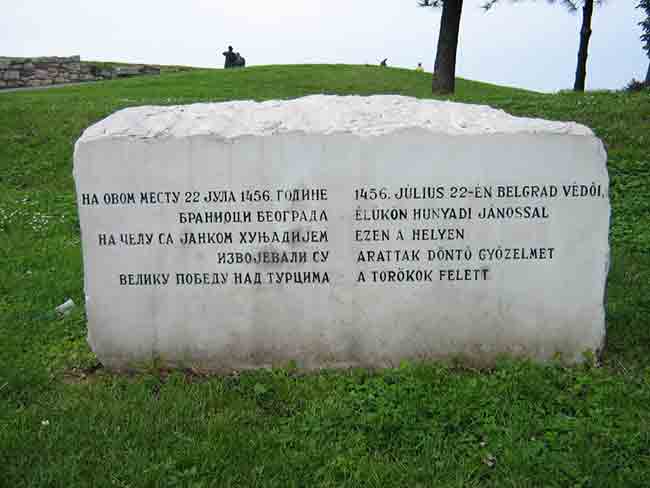 Калемегдан: Спомен на одбрану Београда од Турака 1456. године Фото: Википедија