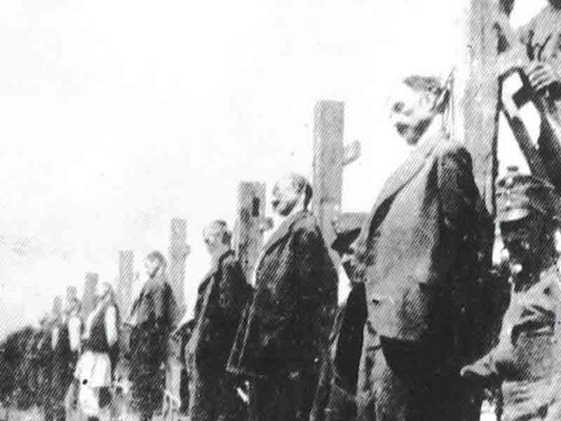 Први светски рат: Вешање родољуба у Крушевцу 1916. Фото:  037info.net