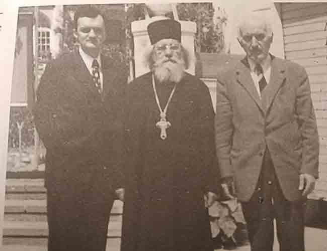 Марко С. Марковић, Прота Алекса Тодорoвић и Ђоко Слијепчић, Мерано (Италија), 1973. Фото: Покрет за одбрану Косова и Метохије, архива Радована Калабића Марко С. Марковић, Прота Алекса Тодорoвић и Ђоко Слијепчић, Мерано (Италија), 1973. Фото: Покрет за одбрану Косова и Метохије, архива Радована Калабића