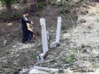 Оскрнављено гробље у селу Данци код Какња Фото: Одбор за заштиту права Срба у Федерацији БиХ