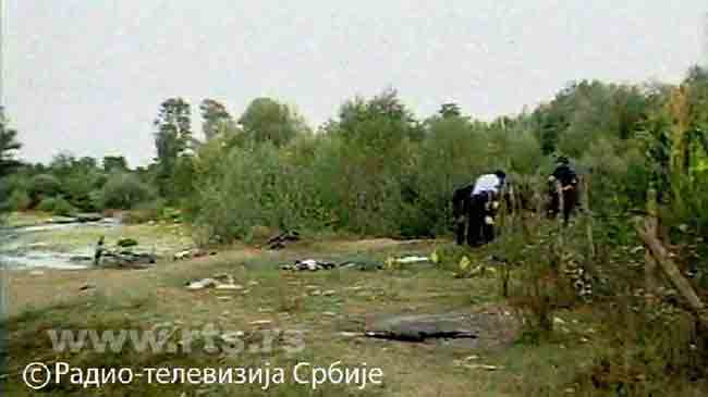 Гораждевац, место злочина 2003. Фото: РТС Гораждевац, место злочина 2003. Фото: РТС