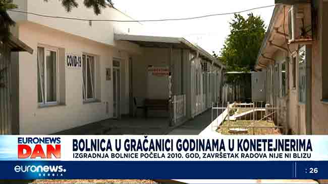 „Клинички“ болнички центар Приштина у Грачаници Фото: Euronews Srbija, screenshot