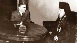 НДХ: Анте Павелић и Гермоген (Максимов), тзв. хрватскa православна црква, 1942. Фото: Wikimedia Commons