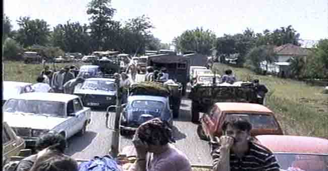 Прогнани, протерани у Олуји 1995. године Фото: РТС, screenshot