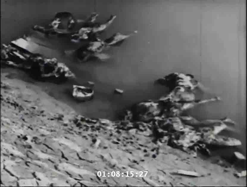 Кадар из документарног филма <i>Јасеновац</i> (1966)  Фото: Богдан Жижић, Загреб филм, 1966, Музеј холокауста: Film | Accession Number: 2002.537.2 | RG Number: RG-60.3877 | Film ID: 2714, screenshot