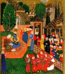 Илустрација одабира хришћанских дечака за јаничаре (Данак у крви), османска минијатура, Ali Amir Beg, 1558, Фото: Süleymannâme, Istanbul, Topkapi Palace Museum, Wikimedia Commons, PD