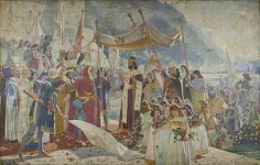 Марко Мурат: „Улазак Цара Душана у Дубровник“ (1898-1899, уље на платну) Фото: Wikipedia