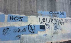 Novi grafiti s govorom mržnje u Karinu Donjem Foto: Portal Novosti, čitalac