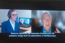 Интервју професора др Гидеона Грајфа за РТРС Фото: screenshot