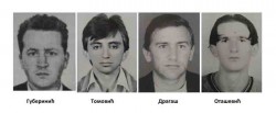 Погинули почетком маја 1999. године: М. Губеринић, З. Томовић, М. Драгаш, Ј. Оташевић Фото: ИН4С, Удружење бораца, приватна архива