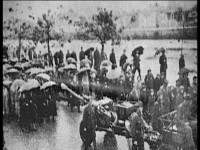 Скопље: Дочек з. остатака Г. Делчева, 7-9. октобар 1946. Фото: Документарни филм Посмртното патување на Гоце Делчев, РТВ Скопље, 8.5.1982. screenshot