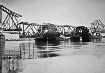 Шабац: Стари железнички мост, разрушен у немачком повлачењу октобра 1944. године Фото: SabacReporter.com