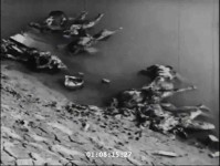 Кадар из документарног филма Јасеновац (1966) Фото: Богдан Жижић, Загреб филм, 1966, Музеј холокауста: Film | Accession Number: 2002.537.2 | RG Number: RG-60.3877 | Film ID: 2714, screenshot